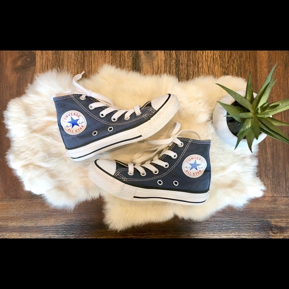 Converse Other - Kids Navy Blue Converse High Tops